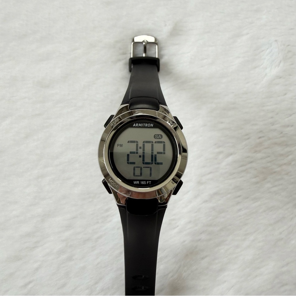 Armitron Unisex Adult Black Digital Sport Wristwatch Multifunctional Watch